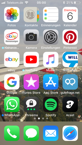 Was Ist Dieser Blaue Punkt Der Manchmal Im Menu Neben Den Apps Steht Iphone Handy Smartphone Apple