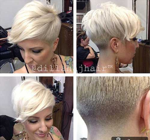 Lassen pixie cut rauswachsen Styling Kurze