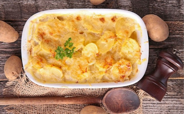 Kartoffelgratin - (Ernährung, Essen, Vegetarismus)