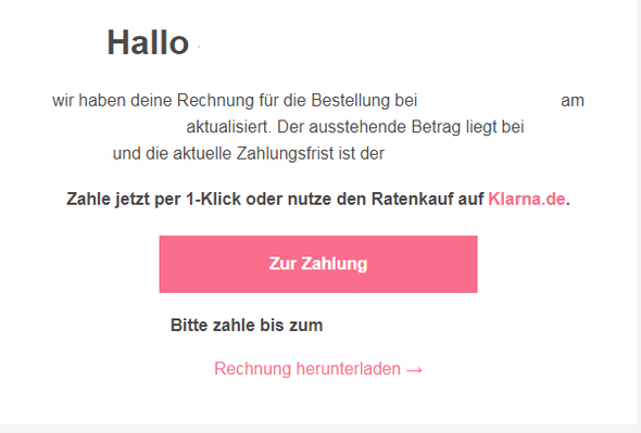 Wie Funktioniert Kauf Mit Klarna Bezahlen Klarna Rechnung