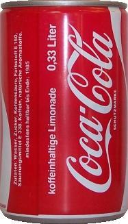 Coca-Cola Dose 1983 - (Getränke, Zucker, Cola)