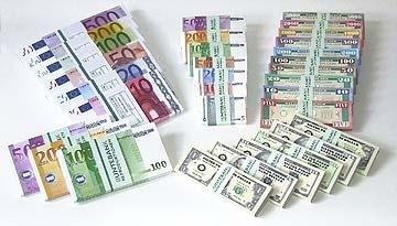 Spielgeld-Sortiment von BUNTEBANK - (Geld, Wirtschaft, Bank)