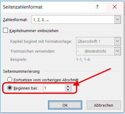 Word, erst ab der 3. Seite eine Seitenzahl? (Technik, Microsoft Word ...