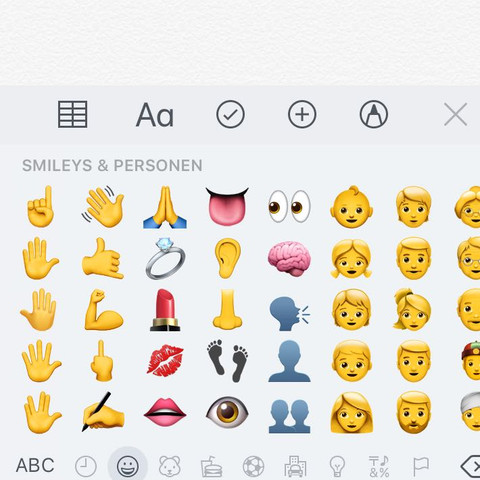 Häufig benutzte emojis löschen