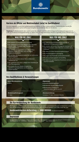 Medizinstudium Mit Fachgebundener Studienberechtigung Bei Der Bundeswehr Schule Gesundheit Und Medizin Medizin