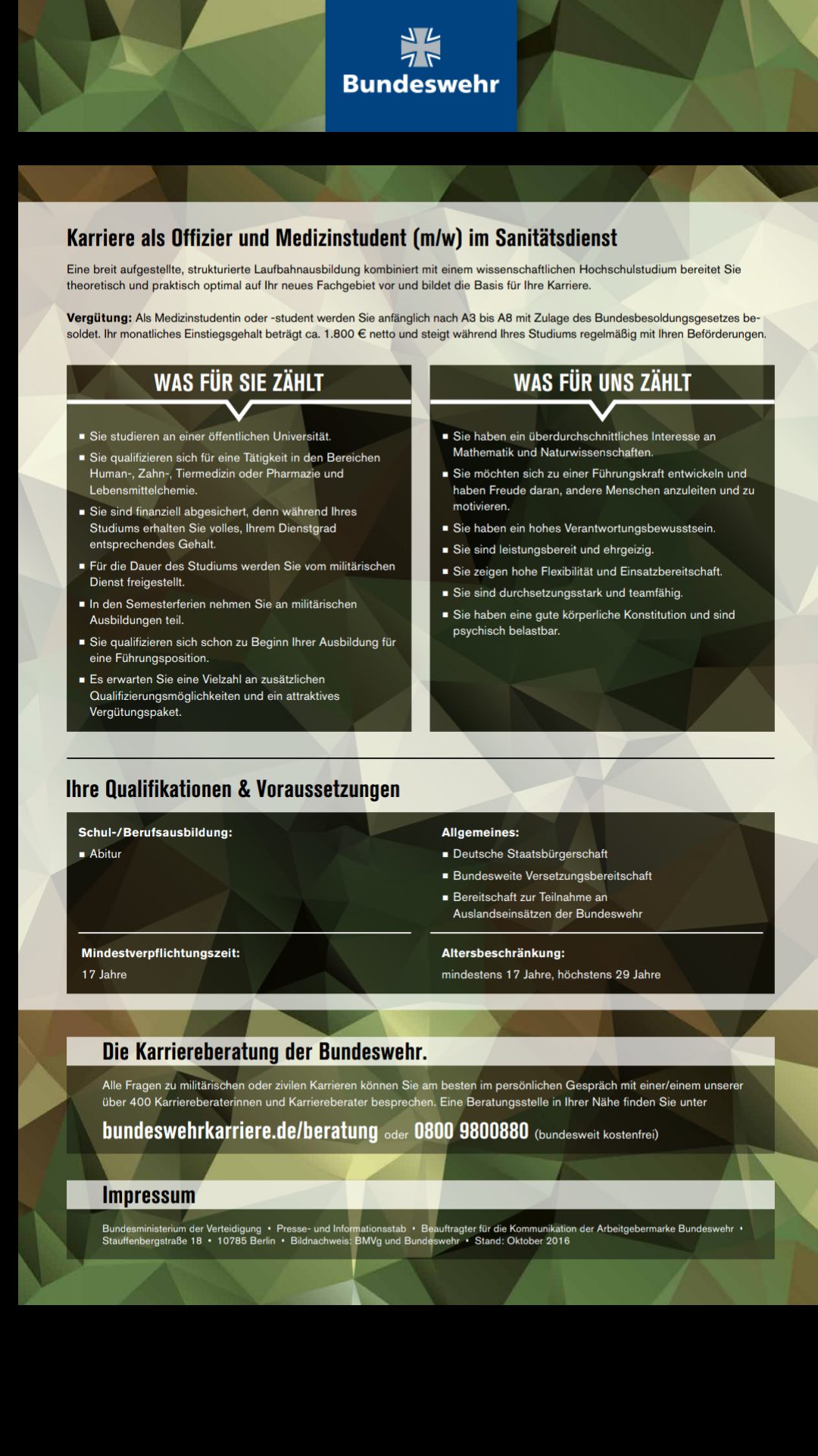 Medizin Studieren Bei Der Bundeswehr Medizinstudium mit fachgebundener Studienberechtigung bei der