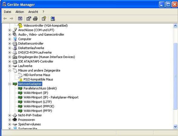 Netzwerkadapter - (Windows XP, FRITZ!Box, Internetverbindung)
