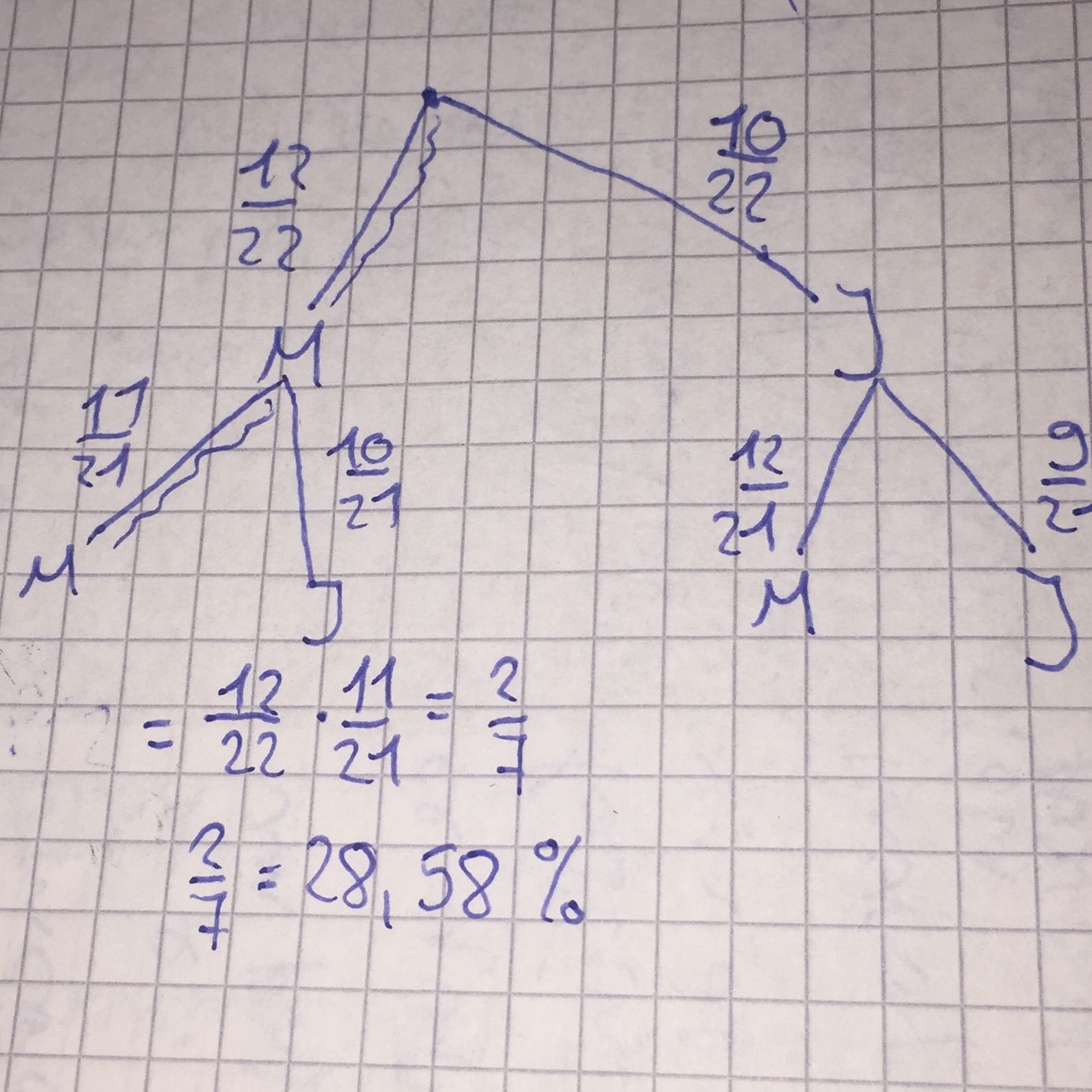 Wie geht diese Mathe-Aufgabe (Stochastik)? (Schule, Mathematik