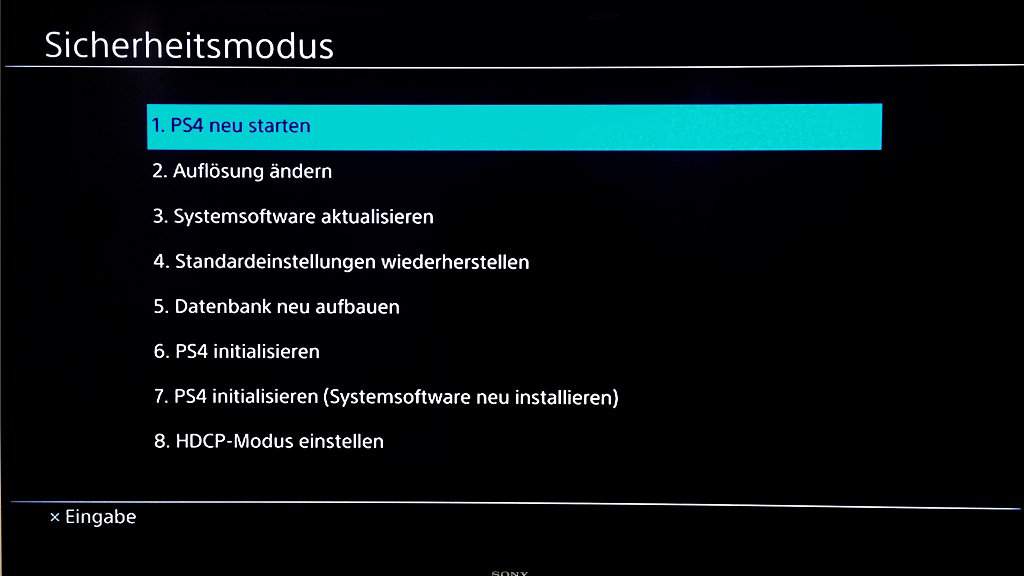 Meine PS4 ist an aber mein Fernseher zeigt kein Bild?