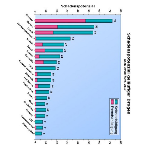 Schadenspotential geläufiger Drogen - (Drogen, Alkohol, Jugend)