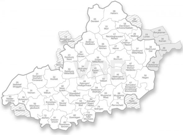 Gebiet des VRR - (Zug, VRR, SchokoTicket)