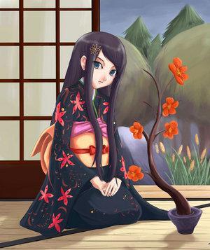 :3 - (Unterschied, Kimono, yukata)