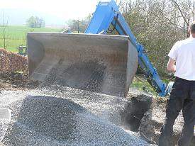 Lösunge für Pool Unterbau gesucht, Zement oder Sand oder was anderes