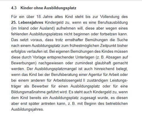 Nachweise Fur Das Kindergeld Ausbildung Und Studium Ausbildung Jobcenter