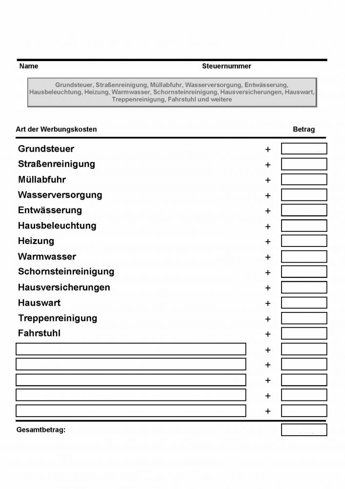 Welches Steuerformular brauche nach Kauf und Vermietung einer ETW in ...