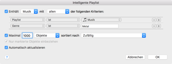 Apple Music Playlistfolders Playlist Ordner Sortieren Shuffle