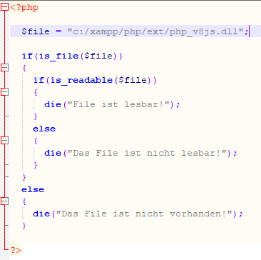 - (Programmieren, PHP, v8JS)