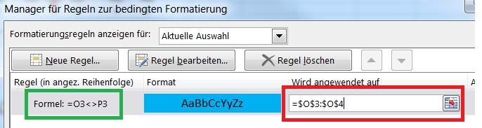 Bedingte Formatierung Excel Lagerbestand? (Computer, bedingte-formatierung)