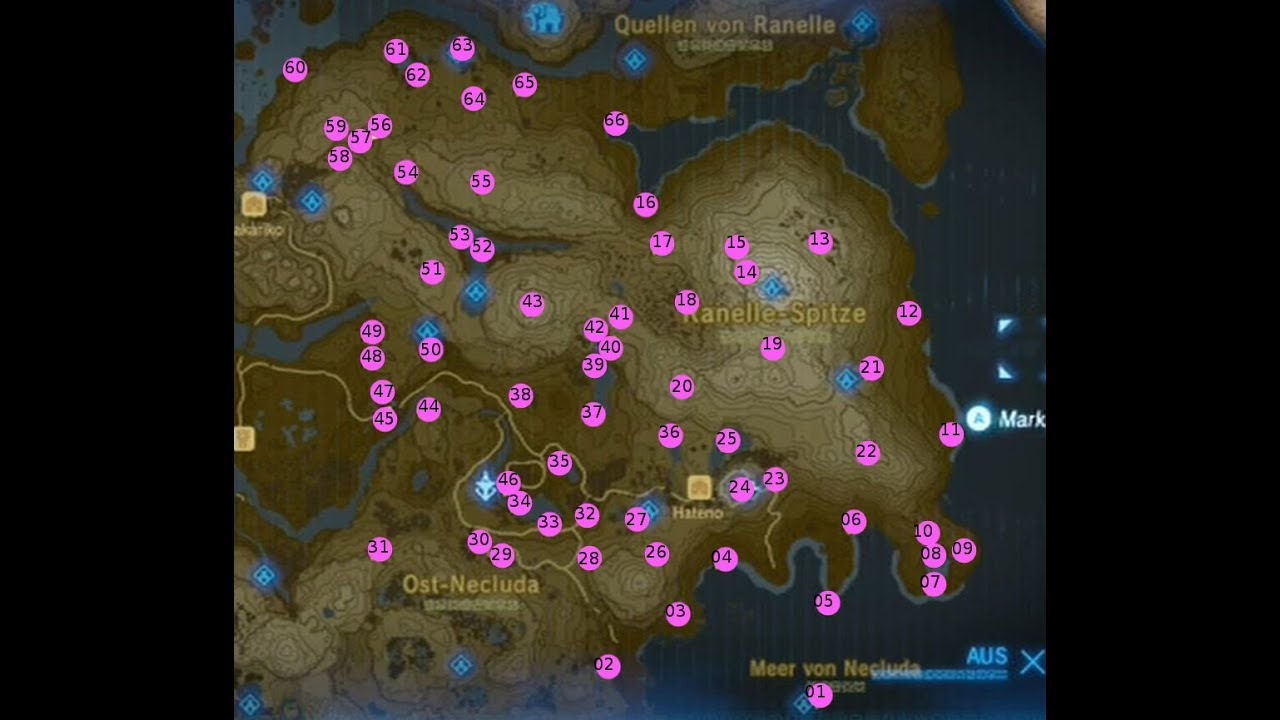 Zelda Breath of the Wild Krog Anzahl im Hatenogebiet? (Spiele und Zelda Breath of the Wild Krog Anzahl im Hatenogebiet? (Spiele und