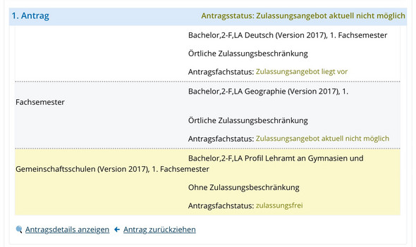 Uni Kiel Bin Ich Zugelassen Oder Nicht Lehramt Schule Ausbildung Und Studium Studium
