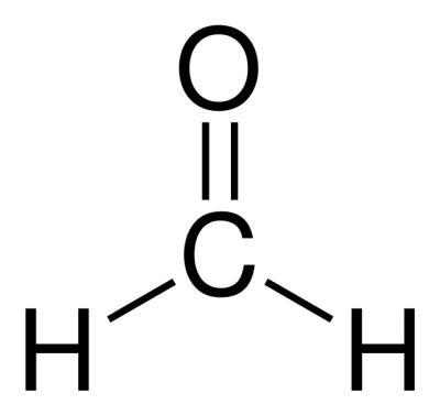 Formaldehyd Strukturformel - (Chemie, Hand, Desinfektion)