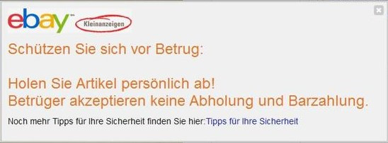 - (Recht, Geld, eBay)
