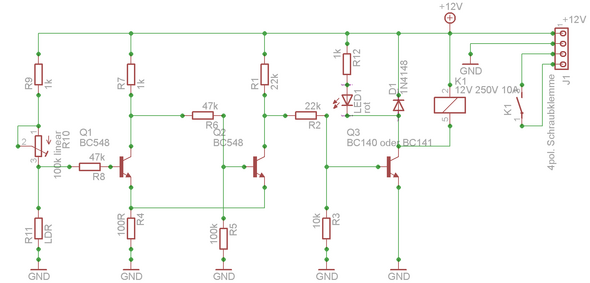 Dämmerungsschalter Schaltplan?