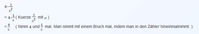 Hallo was ist 4x geteilt durch x hoch 2? (Mathematik, Nullstellen)