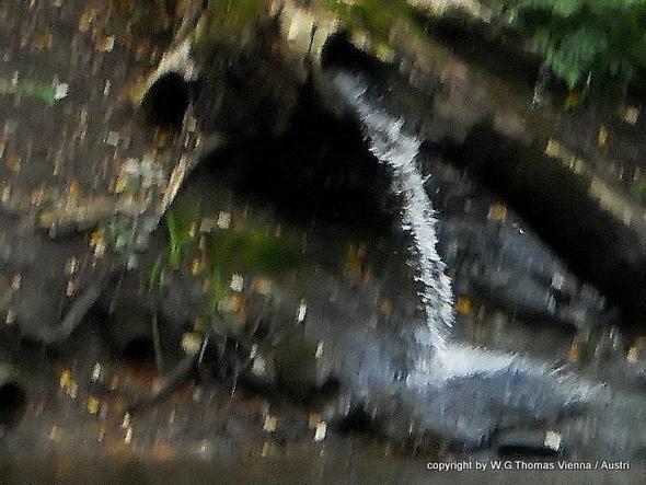 impressionistisches Bild "der kleine Wasserfall" - (Freizeit)