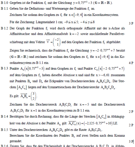 Abschlussprufung Mathe 15 Schule Mathematik Bayern