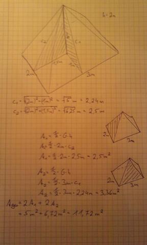 Pythagoras - Zelt - (Mathematik, Geometrie)