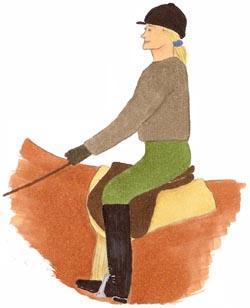 Stuhlsitz - (Pferd, Reiten, Haltung)
