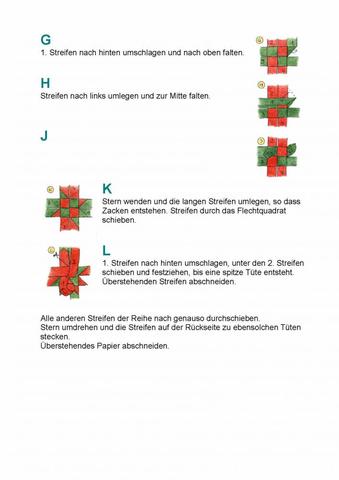 Anleitung Fröbelstern 2 - (basteln, Weihnachtsmarkt)