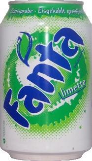 Fanta Limette Dose - (Freizeit, Lebensmittel, trinken)