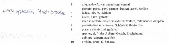 vokabeln - (Latein, Übersetzen, Fremdsprache)