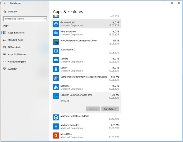 Logitech Gaming Software deinstallieren? (Computer, Technik, PC)