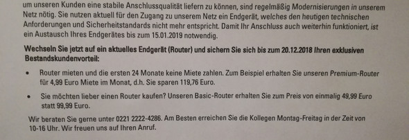 Netcologne Sagt Mein Multikabel Router Ist Zu Alt Internet Provider