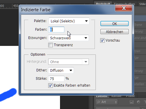 Blau Weisses Logo Negativ Erstellen In Photoshop Bildbearbeitung