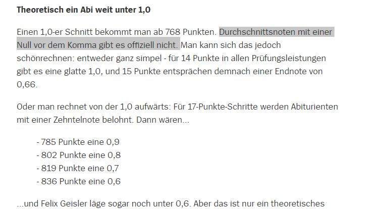 Abitur Besser Als 1 0 Berechnen