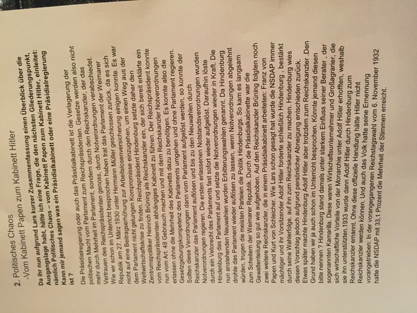 - (Geschichte, kürzen)