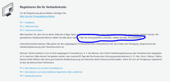 - (Amazon, Privatverkauf)