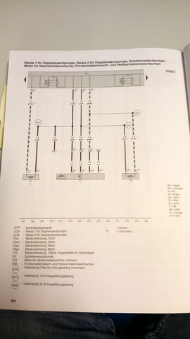 Elektrik Passat 3C, Relais für Scheibenwaschanlage? (Technik, Auto