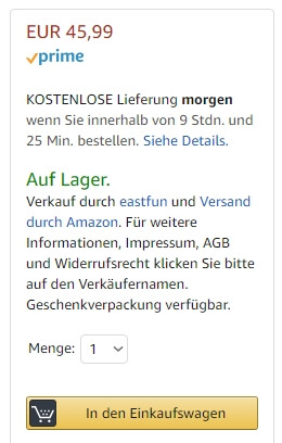  - (Deutschland, Amazon, Online-Shop)