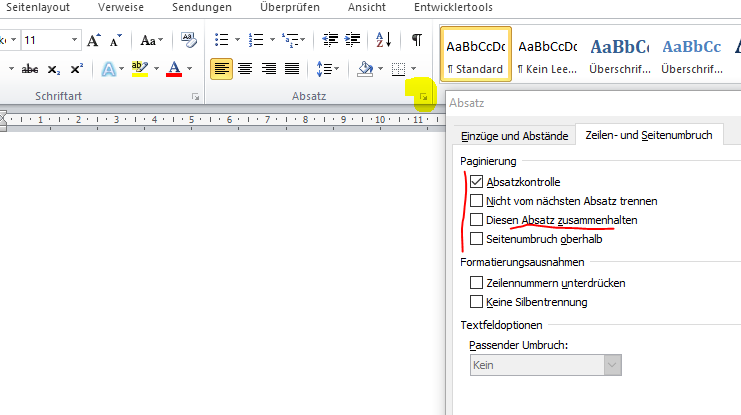 word - zwischen Text und Fußnote ist sehr viel Abstand? (Microsoft Word ...