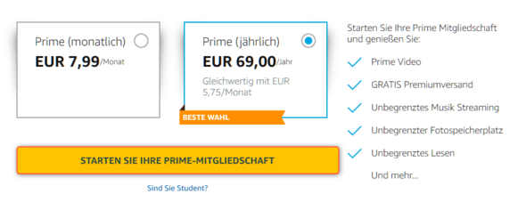 Amazon Prime. Wie sind da die kosten? (Filme und Serien ...