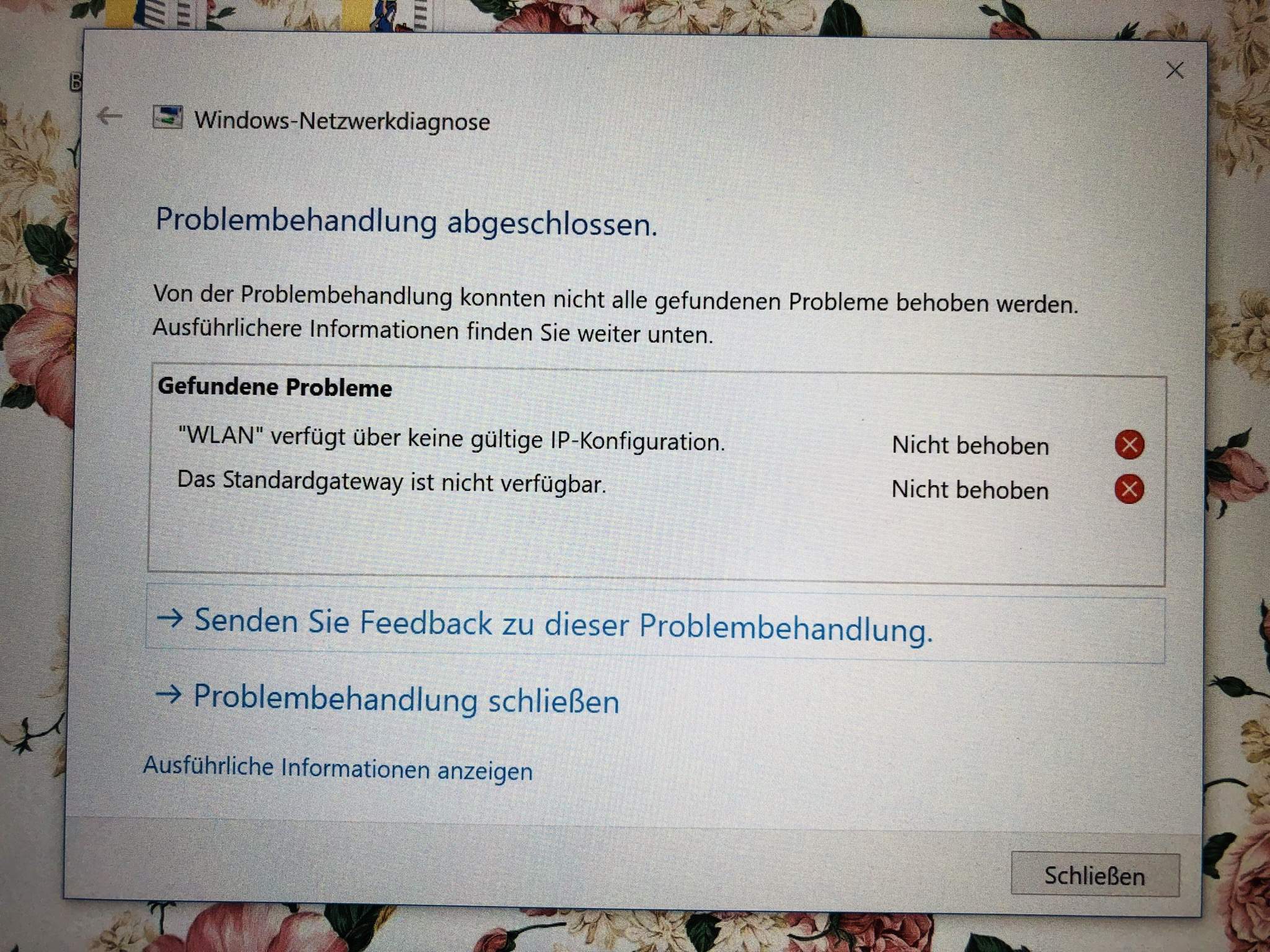 WLAN kein gesichert Windows 10?