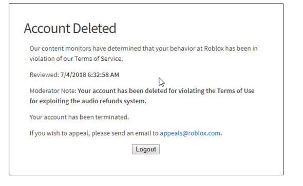 Kann Man Auf Roblox Gebannt Werden