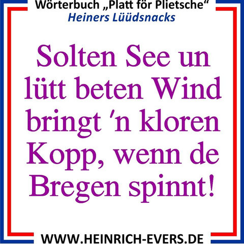 :-))) - (Hamburg, Dialekt, plattdütsch)