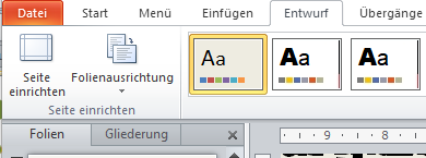 Weisse Striche An Seite Microsoft Powerpoint Microsoft Powerpoint