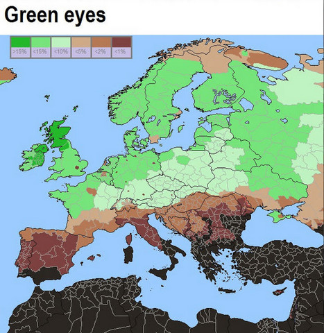 Der grüne viel haben prozent weltbevölkerung augen wie Unsere Augenfarbe